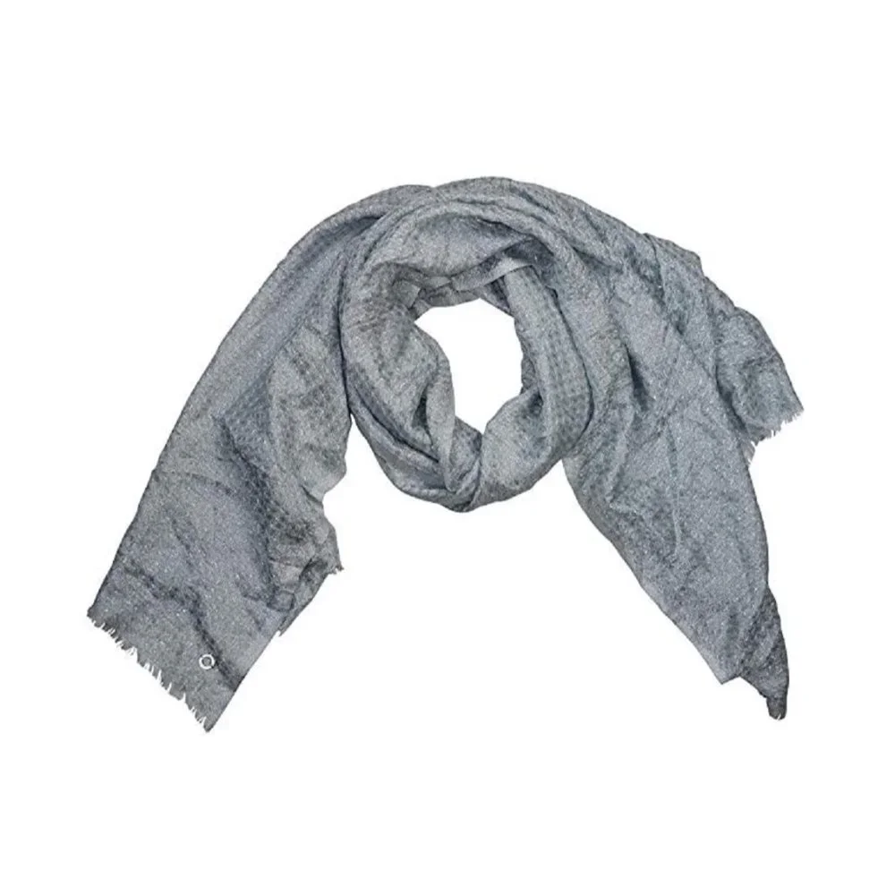 Calvin Klein Waffle-Knit Evening Wrap in Heather Medium Grey Retail $44.00